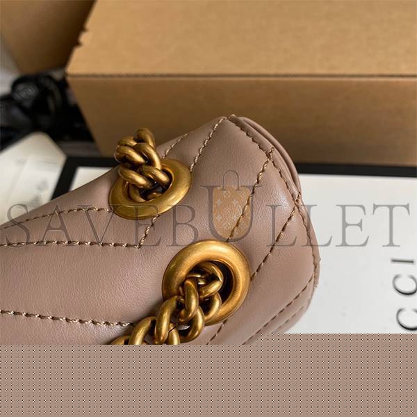 G*u*i marmont matelassÉ mini bag 446744 dtdit2 (23*14*6cm)